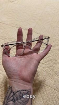 Coach Crystal Clear And Silver Eyeglasses