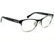 Coach Eyeglasses Hc 5074 9239 Satin Black Silver Full Rim Frame 5217 135