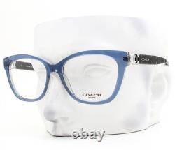 Coach Eyeglasses HC 6120 5787 Glasses Polished Transparent Blue 54mm with Case