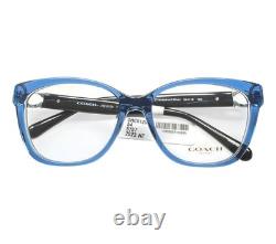 Coach Eyeglasses HC 6120 5787 Glasses Polished Transparent Blue 54mm with Case