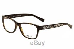 Coach Eyeglasses HC6068 HC/6068 5120 Tortoise/Silver Full Rim Optical Frame 54mm