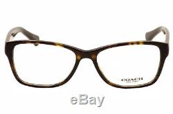 Coach Eyeglasses HC6068 HC/6068 5120 Tortoise/Silver Full Rim Optical Frame 54mm