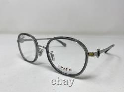 Coach HC 5129 5648 Shiny Silver 51-20-140 Full Rim Eyeglasses Frame -339