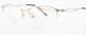 Colani Design Glasses Frame Mod. 1803 52-17 135 Vintage Silver Gold Half Rim