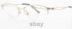 Colani Design Glasses Frame Mod. 1803 52-17 135 Vintage Silver Gold Half Rim