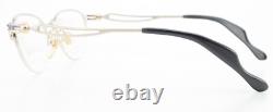 Colani Design Glasses Frame Mod. 1803 52-17 135 Vintage Silver Gold Half Rim