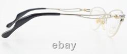 Colani Design Glasses Frame Mod. 1803 52-17 135 Vintage Silver Gold Half Rim