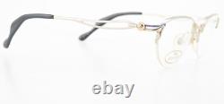 Colani Design Glasses Frame Mod. 1803 52-17 135 Vintage Silver Gold Half Rim