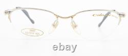 Colani Design Glasses Frame Mod. 1803 52-17 135 Vintage Silver Gold Half Rim