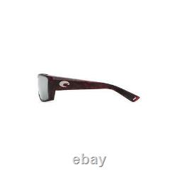 Costa Cat Cay Tortoise Acetate Frame Silver Mirror Lens Unisex Sunglasses