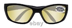 Costa Del Mar Fisch Blackout Frame Sunrise Silver Mirror 580 Glass Lens