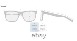 Costa Del Mar Mariana Trench Eyeglasses Glasses MRA400 Clear Gray 55mm withcase