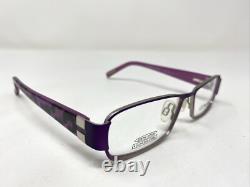 Covergirl CG514 Col. 083 50-15-135 Violet/Silver Full Rim Eyeglasses Frame KO78