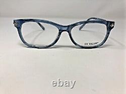 DI VALDI Eyeglasses Frames DVO8046 50 53-15-140 Silver/Light Blue Full Rim II64