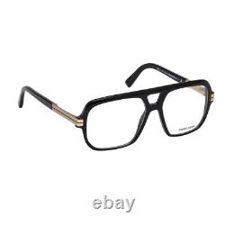 DSQUARED2 DQ5208 001 Black Plastic Aviator Optical Eyeglasses Frame 56-15-140 RX