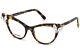 Dsquared2 Dq5213 055 Tortoise Plastic Cat Eye Optical Eyeglasses Frame 53-18-140