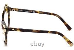 DSQUARED2 DQ5213 055 Tortoise Plastic Cat Eye Optical Eyeglasses Frame 53-18-140