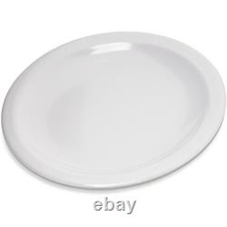 Dallas ware reusable plastic plate appetizer plate with rim for buffet