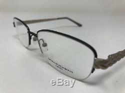 Dana Buchman Vision Eyeglasses Frame SORA GM 53-16-135 Silver Half Rim DM78