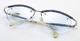 Daniel Swarowski Vintage Glasses Spectacles S030 Silver 23 Kt Gp Half Rim Oval +