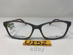 David Green Eyeglasses Frame SUNRAY SK9 53-16-135 Silver/Violet Full Rim UI52