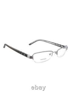 Diesel 00s Half Rim Black & Silver Glasses with Cut Outs ORIGINAL NEW