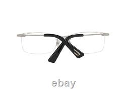 Diesel DL 5325-D 017 Silver Half Rim Metal Eyeglasses Frame 56-17-145 Asian Fit