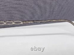 Dior Eyeglasses Frames woman Round Oval Silver Full Rim Vintage 90er 3533 Cat