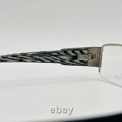 Dior Eyeglasses Women square black silver Flower Half-rim Logo Mod. CD3734 NEW