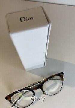 Dior Homme Eyeglasses Men Tortoise Shell Black Rim Mod. DIOR0202 G60 Frame +Case