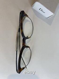 Dior Homme Eyeglasses Men Tortoise Shell Black Rim Mod. DIOR0202 G60 Frame +Case