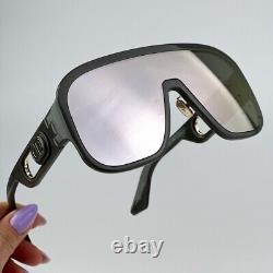 Dior Men Sunglasses Grey Silver Mirror Mask DIORBOBBYSPORT M1U 45A7 NEW