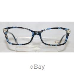 Diva Women's Eyeglasses 5479 6CT Blue Marble/Silver Full Rim Optical Frame 53mm