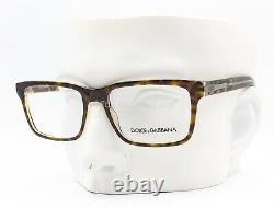 Dolce Gabbana DG 3157 556 Eyeglasses Glasses Brown Tortoise on Clear 53mm withcase