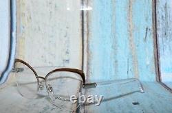 Dolce & Gabbana DG1305 1323 Cat Eye Clear & Silver Womens Eyeglasses 55mm