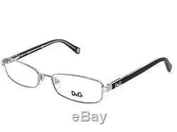 Dolce & Gabbana Eyeglasses D&G 5090 1005 Silver Black Full Rim Frame 5217 135
