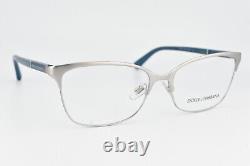 Dolce&Gabbana Eyeglasses Frame DG 1268 1256 Silver Women Italy 5416 140 #4322