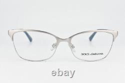 Dolce&Gabbana Eyeglasses Frame DG 1268 1256 Silver Women Italy 5416 140 #4322