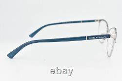 Dolce&Gabbana Eyeglasses Frame DG 1268 1256 Silver Women Italy 5416 140 #4322
