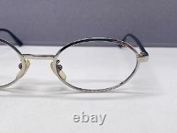 Dolce Gabbana Eyeglasses Frames woman Round Oval Silver Chrome Dg 112 Full Rim