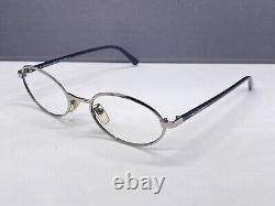 Dolce Gabbana Eyeglasses Frames woman Round Oval Silver Chrome Dg 112 Full Rim