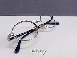 Dolce Gabbana Eyeglasses Frames woman Round Oval Silver Chrome Dg 112 Full Rim