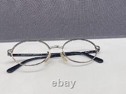 Dolce Gabbana Eyeglasses Frames woman Round Oval Silver Chrome Dg 112 Full Rim