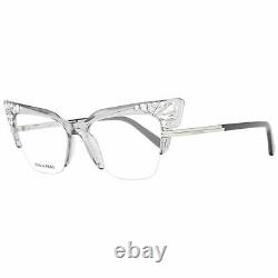 Dsquared2 DQ 5255 Women Silver Optical Frame Plastic Crystal Full Rim Eyeglasses
