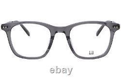 Dunhill DU0092OA 004 Eyeglasses Men's Grey/Silver Full Rim Rectangle Shape 50mm