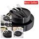 Durable Black & Silver Disposable Plates Set For 30 Perfect For Every Occasion