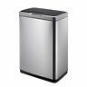 Eko Mirage 50 Liter / 13.2 Gallon Rectangular Motion Sensor Trash Can Stainless