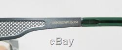 EMPORIO ARMANI EA1018 3055 Matte Silver Semi Rim EYEGLASSES FRAME RX 53-17-140