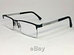 EMPORIO ARMANI EA1041 3094 Eyeglasses Frame Half Rim 53-17-140 Black/Silver MO19