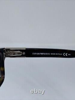 EMPORIO ARMANI EA9594 086 Italy Brown Tortoise/Silver Eyeglasses Frame 55-14-140